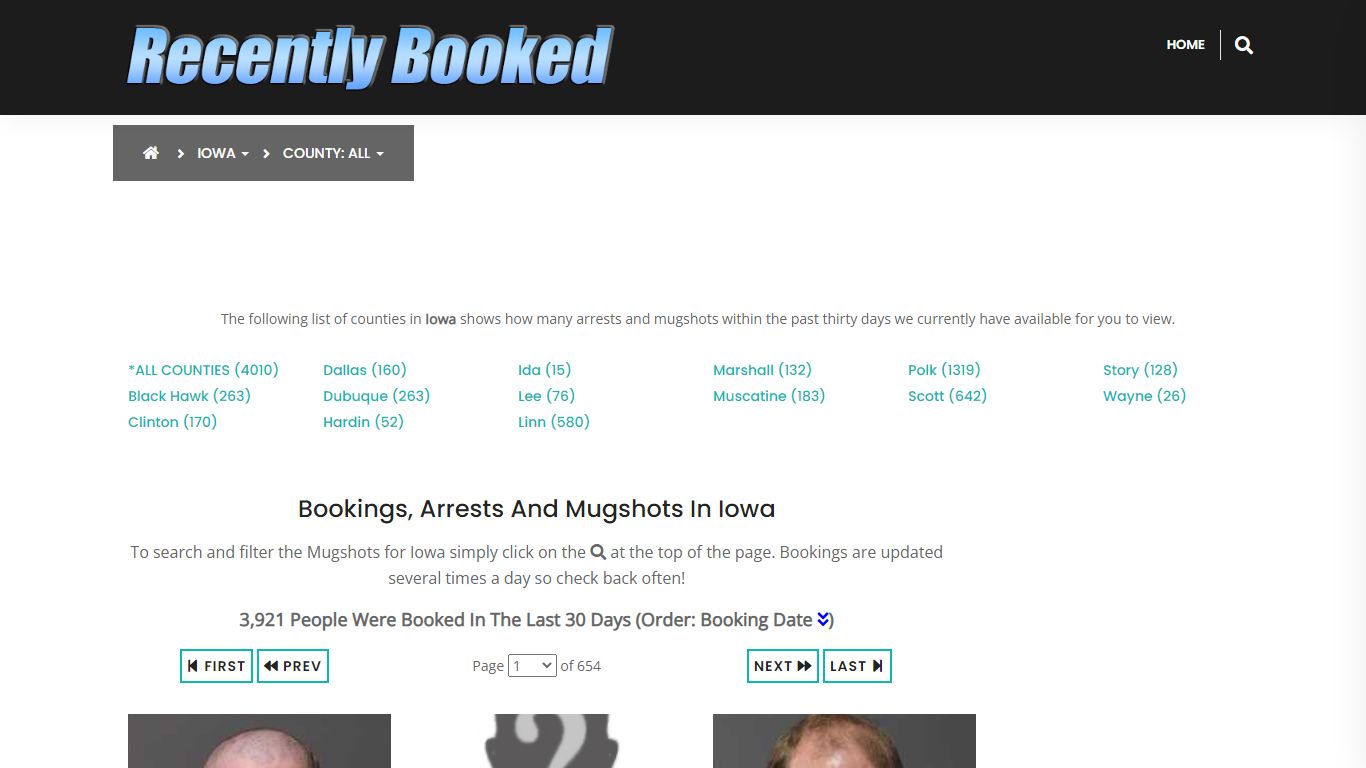 Bookings, Arrests and Mugshots in Black Hawk County, Iowa - Recently Booked