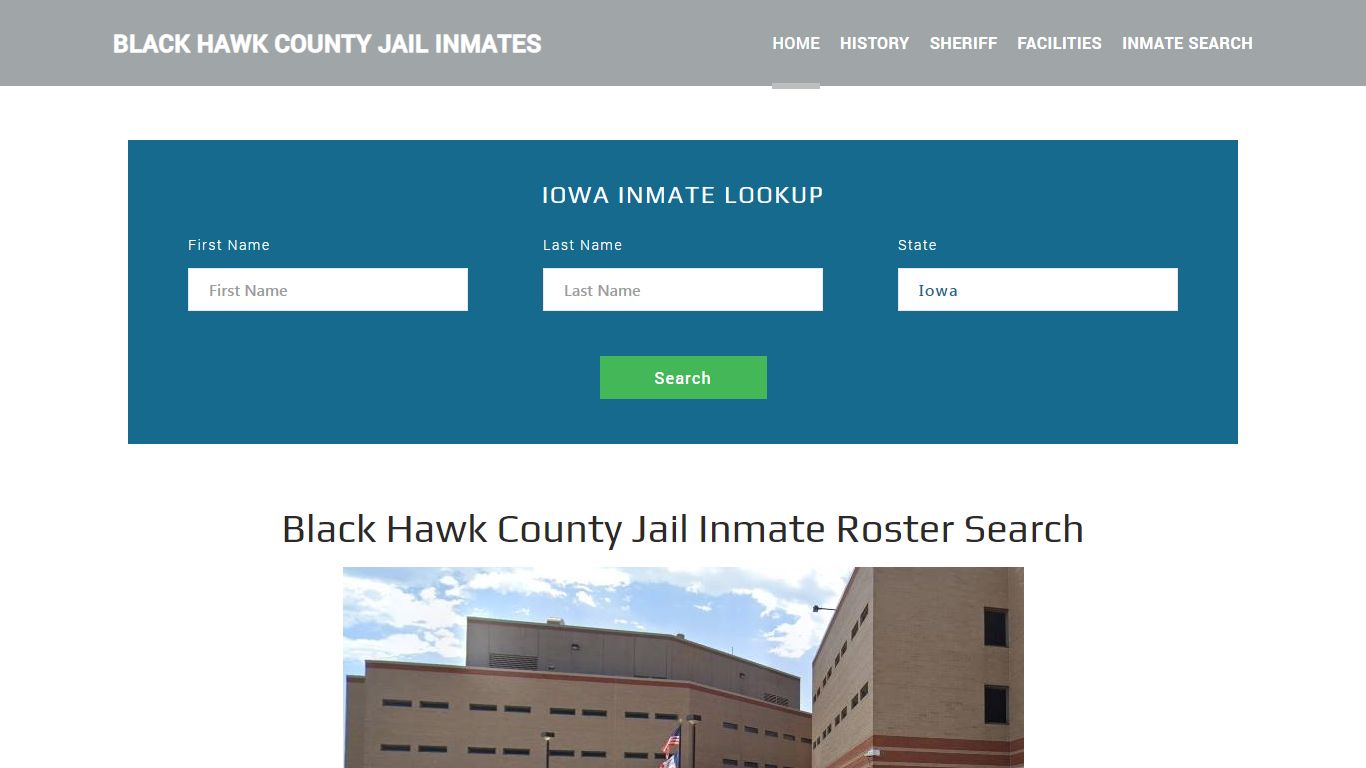 Black Hawk County Jail Inmate Roster Lookup, Waterloo, IA